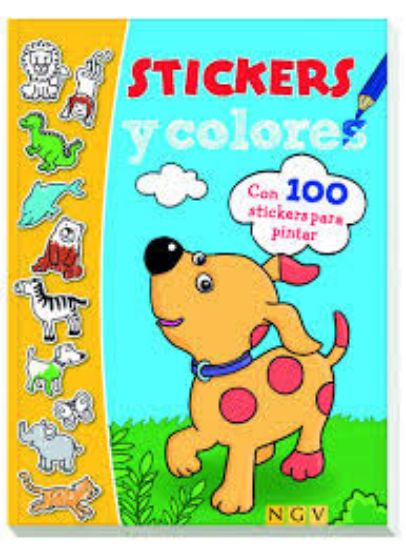 Picture of Stickers y colores/ANIMALES